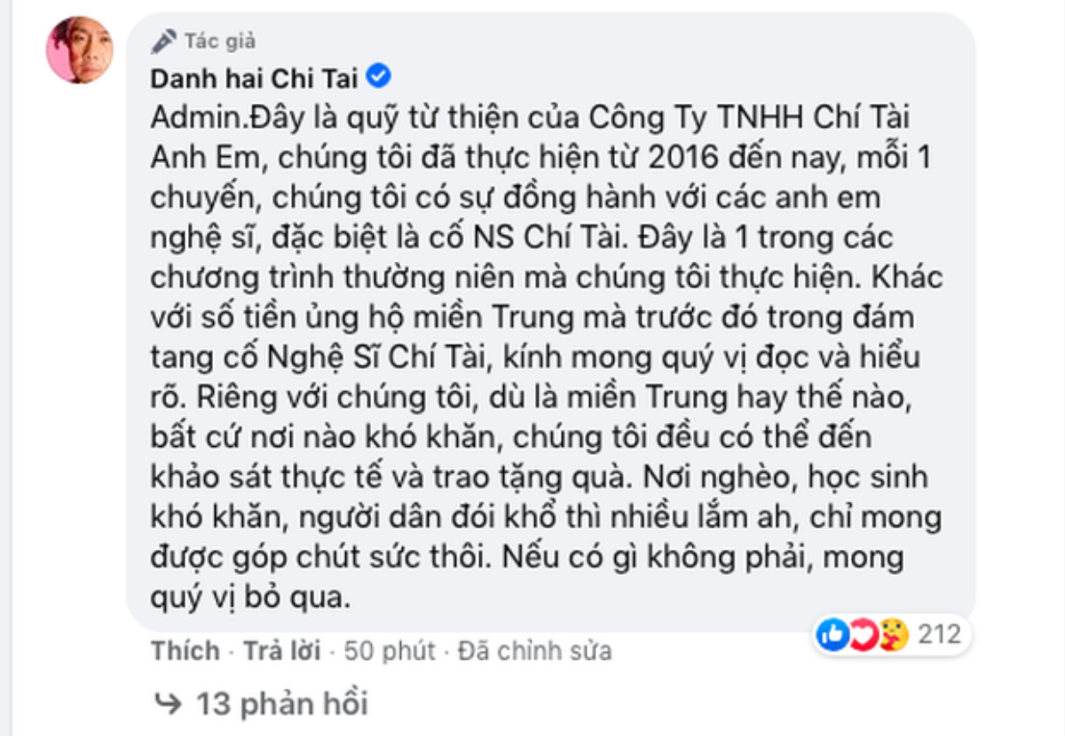 Ekip thiện nguyện khẳng định tiền từ thiện ở Phú Quốc không liên quan đến tiền viếng tang cố NS Chí Tài Ảnh 5