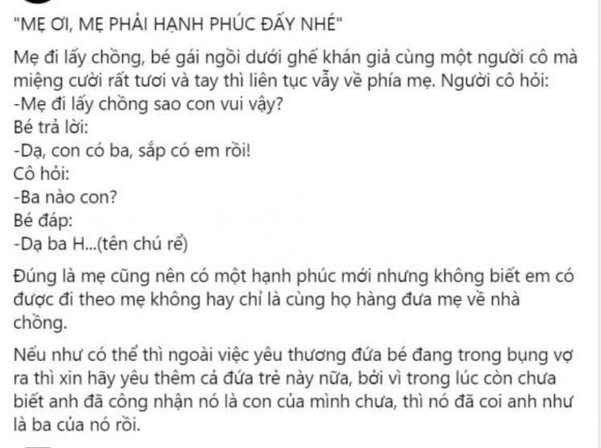 Ngày mẹ cưới chồng, con vẫy tay hân hoan mừng mẹ có hạnh phúc mới khiến dân mạng xúc động Ảnh 2