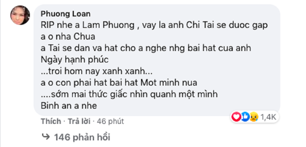 Nghẹn ngào lời tiễn biệt của 'Chị Bé Heo' dành cho nhạc sĩ Lam Phương: 'Anh Tài sẽ đàn hát cho anh nghe' Ảnh 3