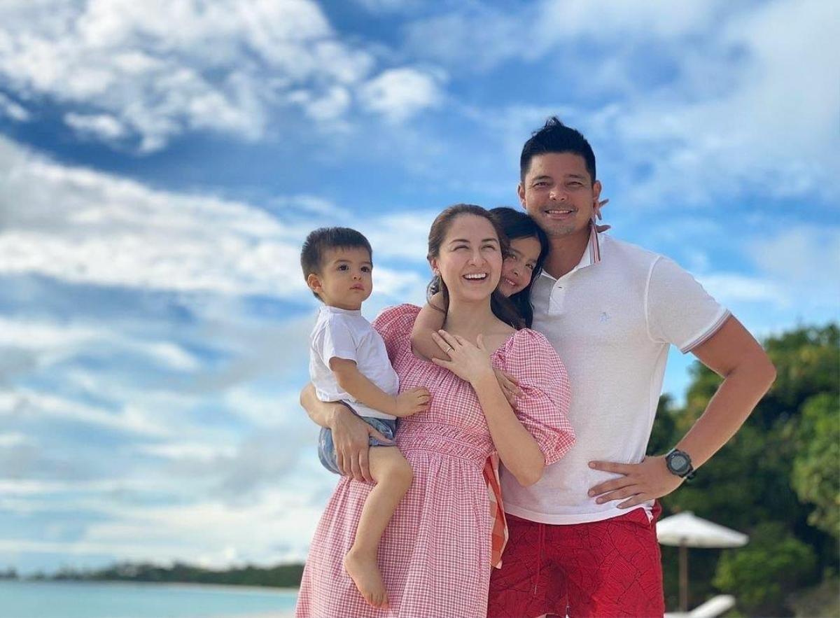 'Mỹ nhân đẹp nhất Philippines' Marian Rivera gây bão mạng xã hội khi khoe mặt mộc 100% bên gia đình Ảnh 1