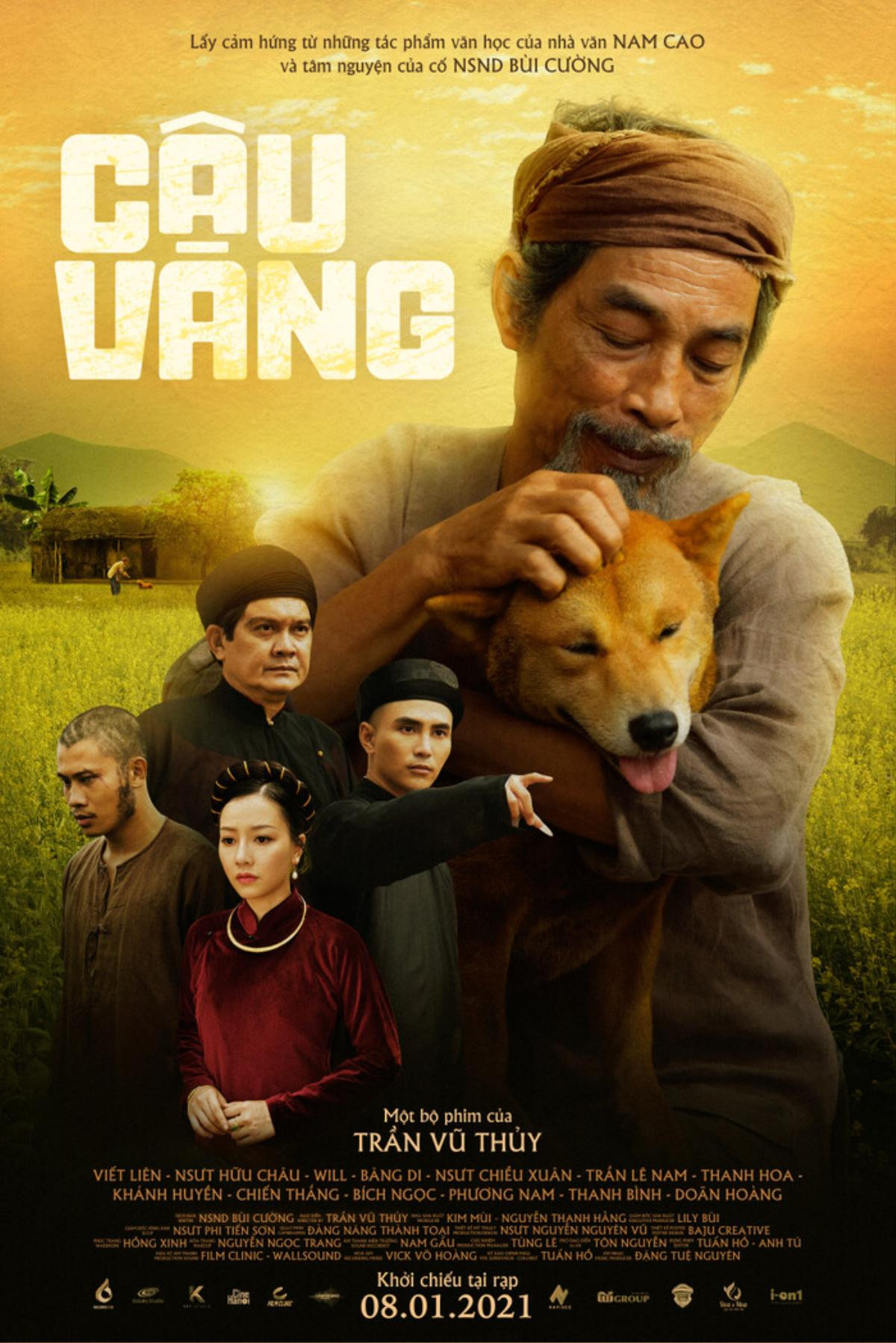 'Cậu Vàng' tung poster nhân vật: Từ ông Giáo Thứ, Binh Tư đến Cò, Cải cuối cùng đã lộ diện! Ảnh 1