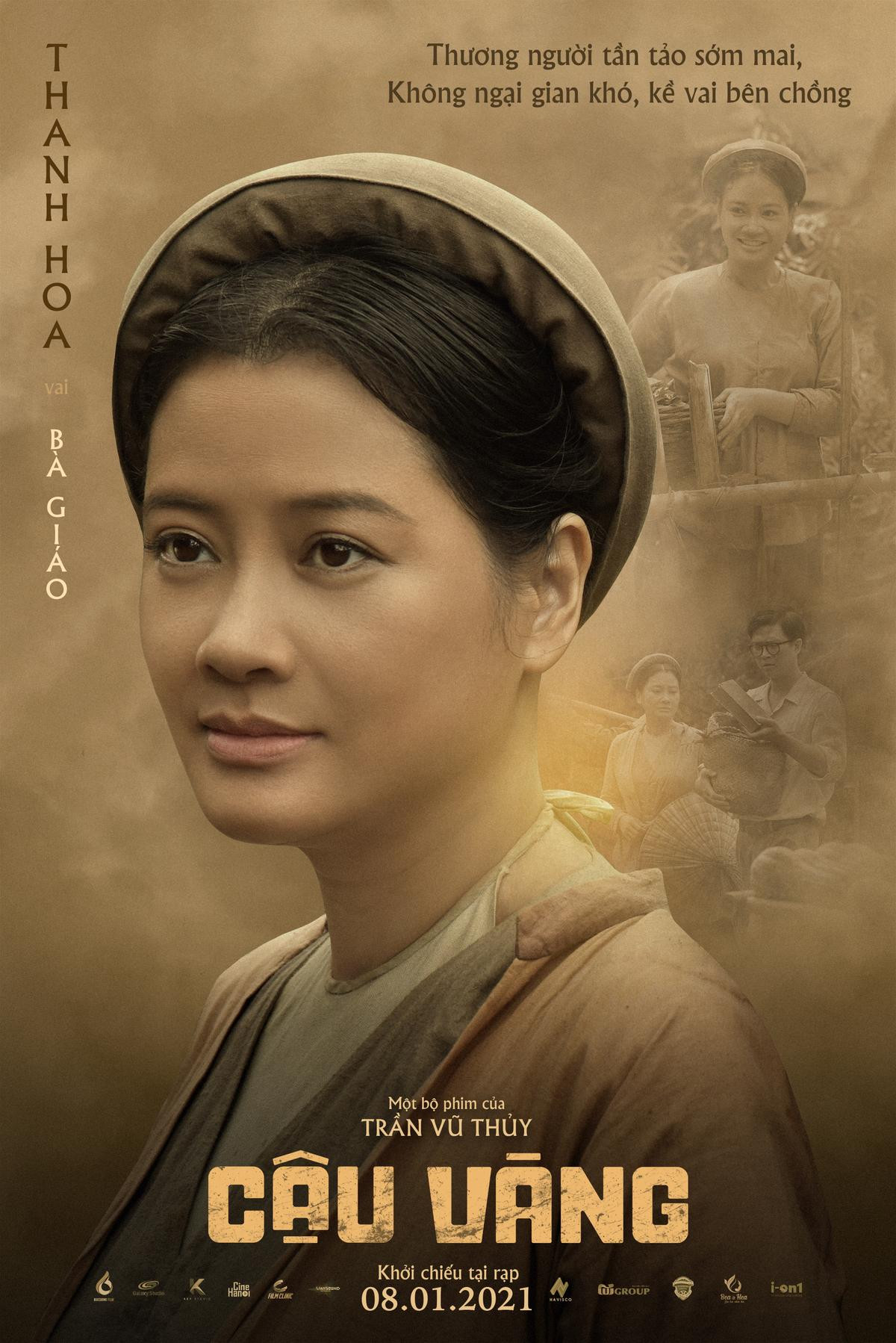 'Cậu Vàng' tung poster nhân vật: Từ ông Giáo Thứ, Binh Tư đến Cò, Cải cuối cùng đã lộ diện! Ảnh 13