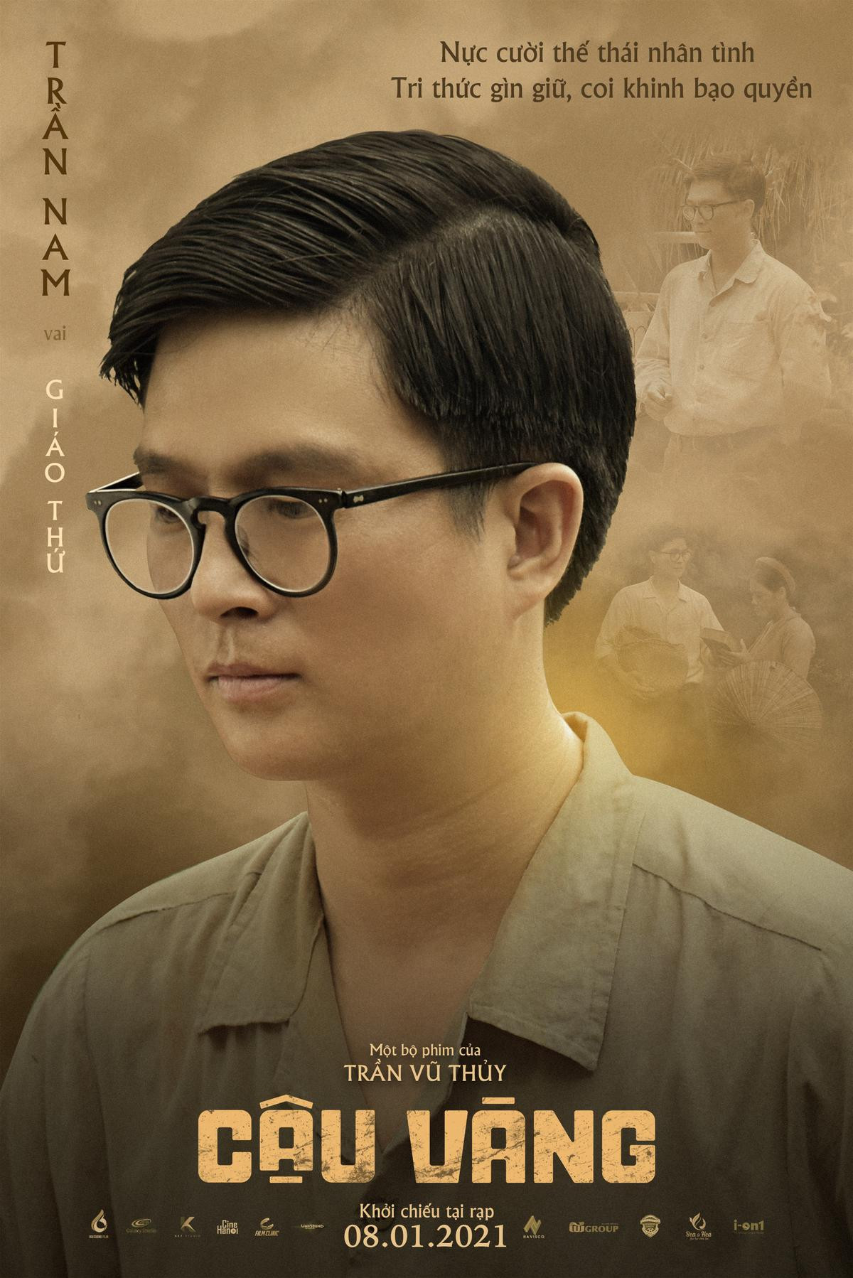 'Cậu Vàng' tung poster nhân vật: Từ ông Giáo Thứ, Binh Tư đến Cò, Cải cuối cùng đã lộ diện! Ảnh 12