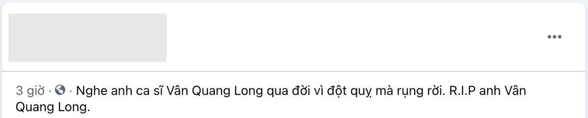 Dân mạng đau xót tìm kiếm ca sĩ Vân Quang Long trên Google sau thông tin qua đời Ảnh 3