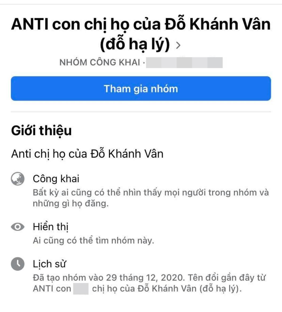 Dân mạng đặt nghi vấn Khánh Vân ra tay 'phản đòn', lập group anti ngược lại chị họ của mình? Ảnh 7