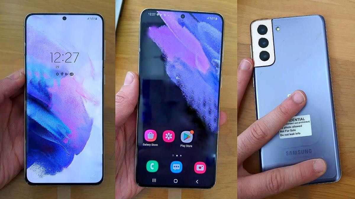Galaxy S21 lộ ảnh thực tế trước ngày ra mắt: Viền siêu mỏng, camera độc lạ Ảnh 1