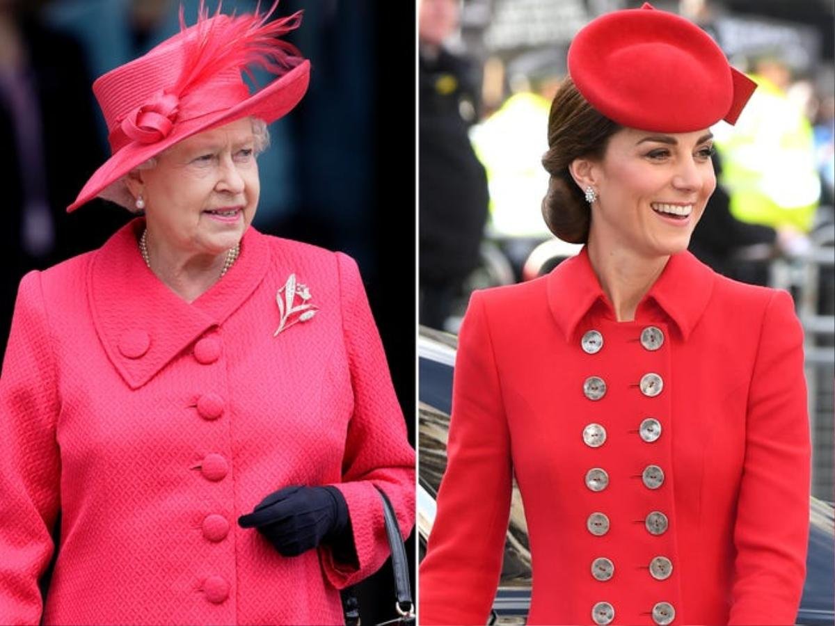 Kate Middleton học tập gu thời trang của Nữ hoàng Elizabeth II Ảnh 4