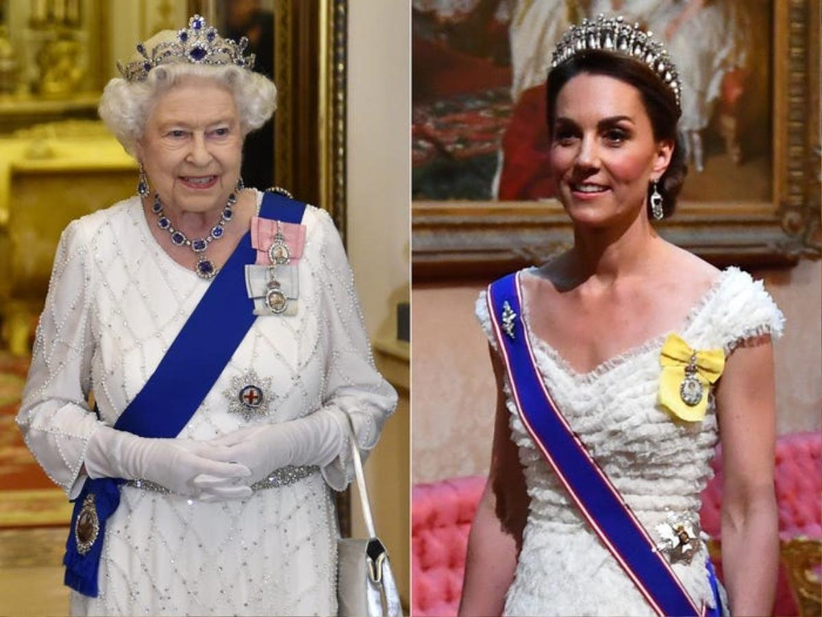 Kate Middleton học tập gu thời trang của Nữ hoàng Elizabeth II Ảnh 3