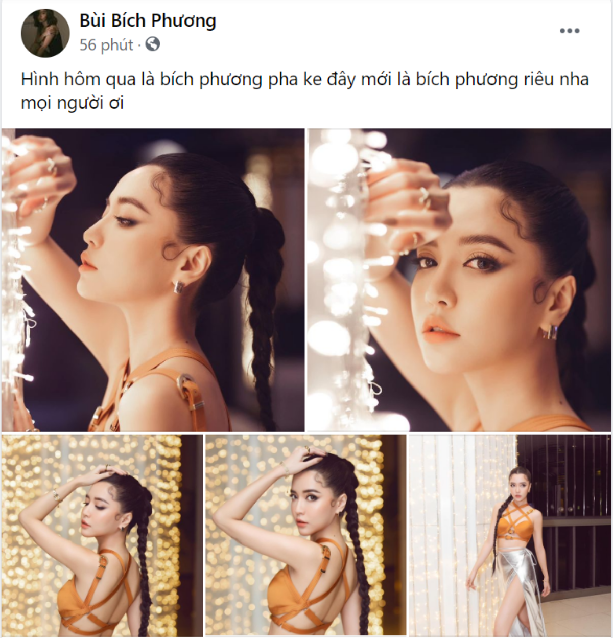 Bích Phương khẳng định vòng eo bánh tét bị mẹ bóc phốt là 'pha ke', tung loạt ảnh 'riêu' đẹp quên lối về Ảnh 2