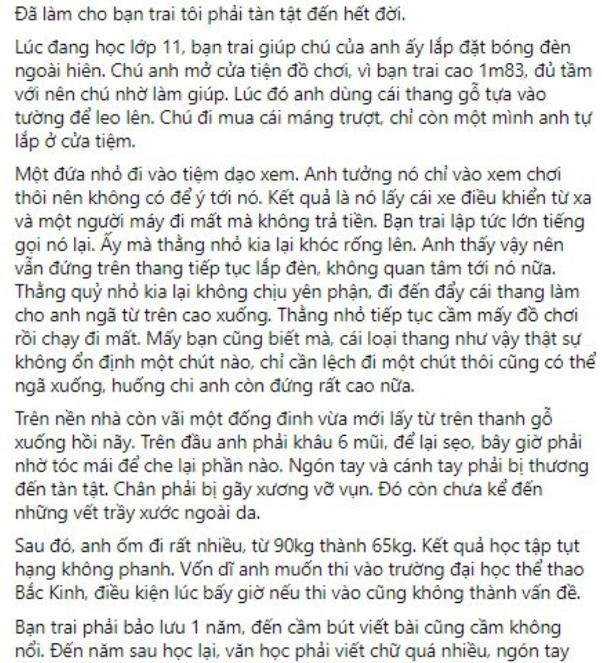 Đứa trẻ 10 tuổi hủy hoại cuộc đời chàng trai đầy hoài bão và câu nói gây day dứt 'trẻ con thì biết gì?' Ảnh 1