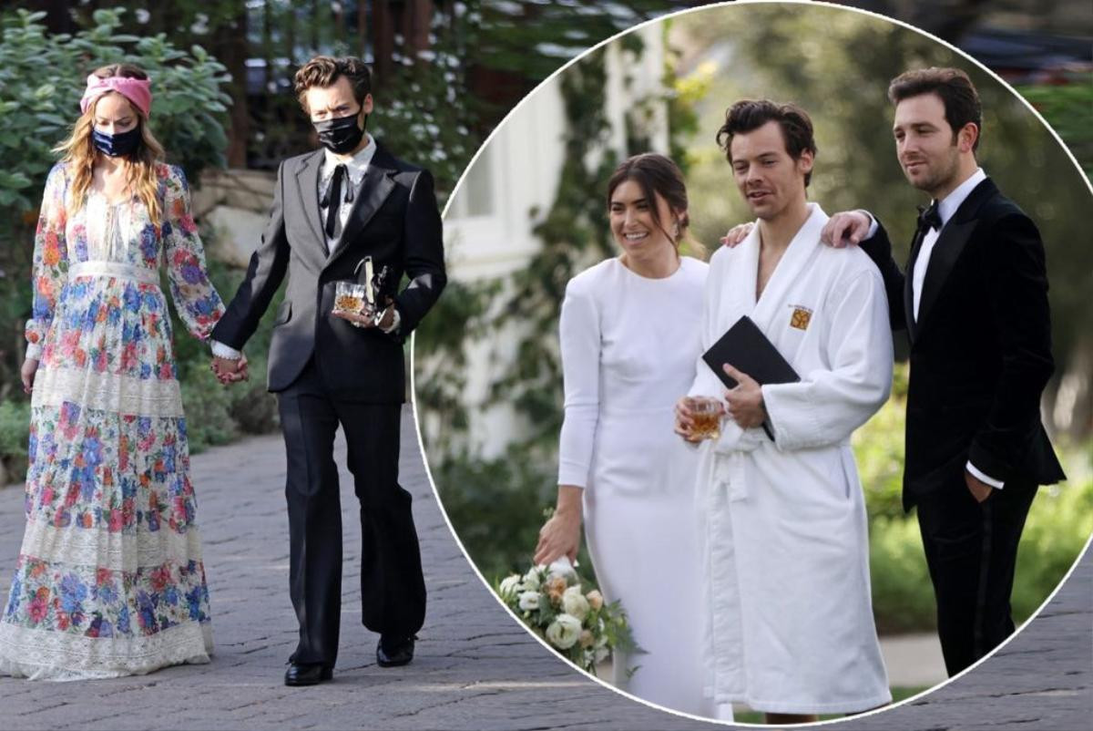 Harry Styles và Olivia Wilde chính thức xác nhận tình cảm khi tình tứ nắm tay nhau Ảnh 3