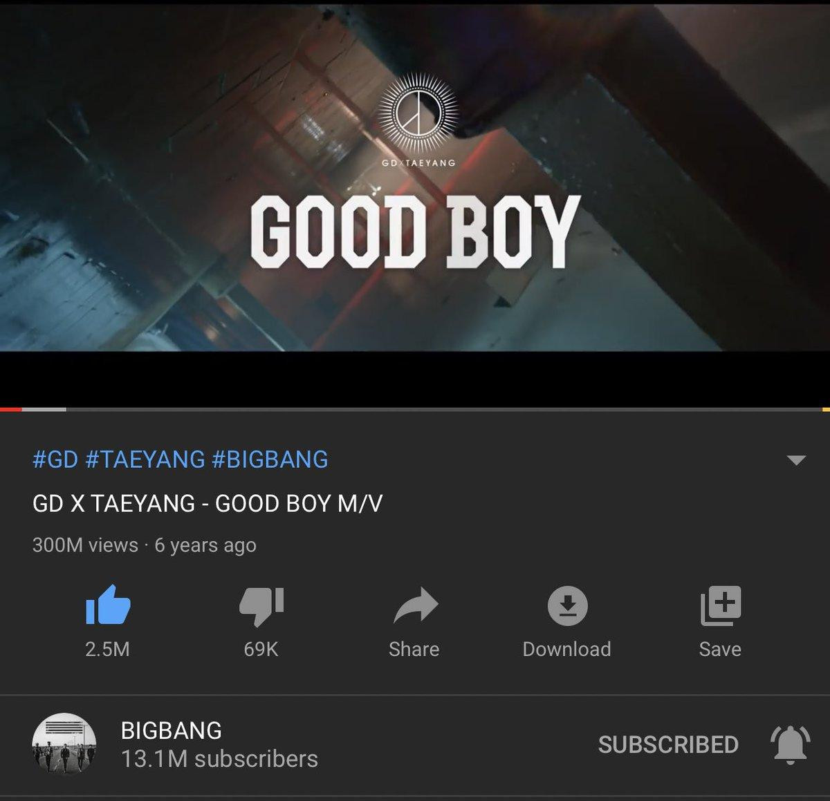 MV 'Good Boy' của Taeyang và G-Dragon cán mốc 300 triệu lượt xem Ảnh 1