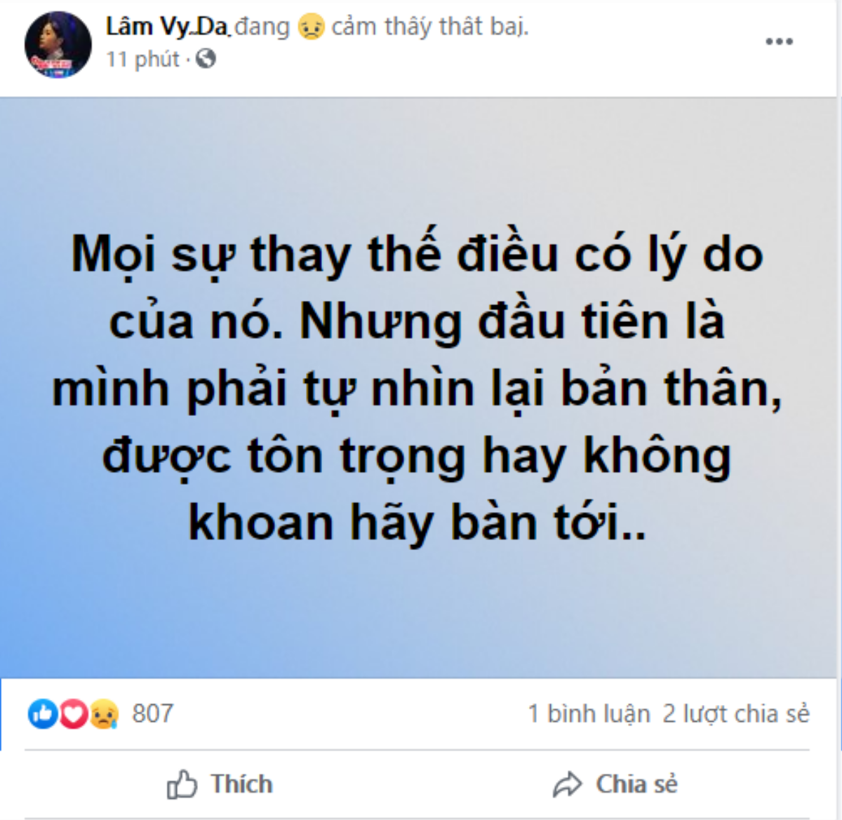 Hậu bị anti-fan đòi tẩy chay, Lâm Vỹ Dạ ẩn ý chuyện bị thay thế, không được tôn trọng khi làm việc? Ảnh 1