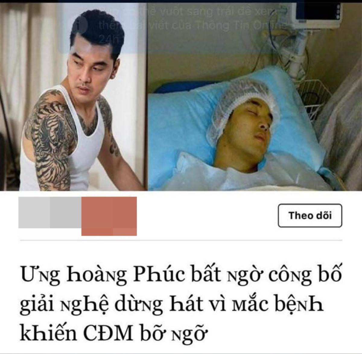 Ưng Hoàng Phúc sẽ giải nghệ vì vấn đề sức khỏe? Ảnh 1