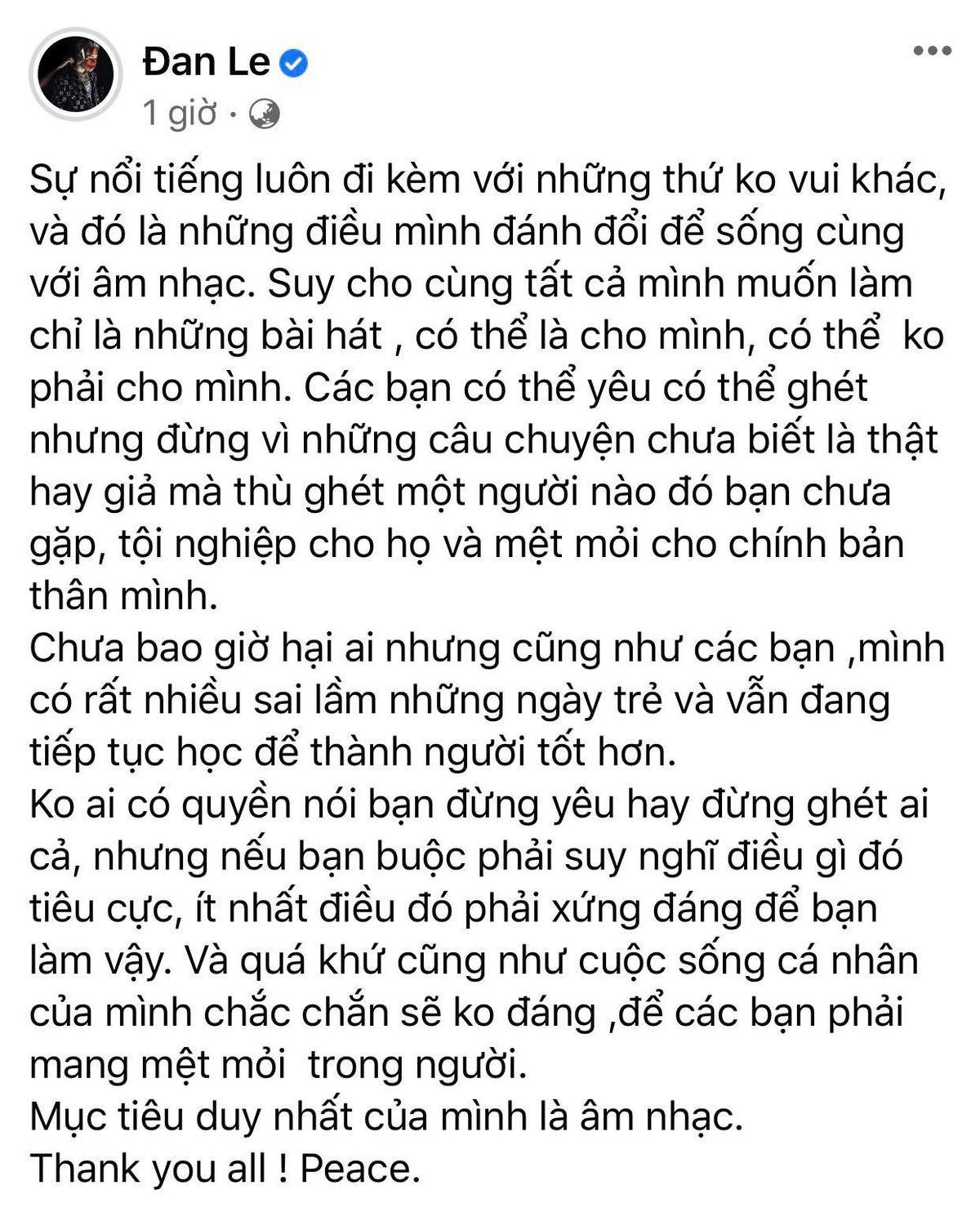 Binz khẳng định không quan tâm anti fan, mục tiêu duy nhất là âm nhạc Ảnh 2