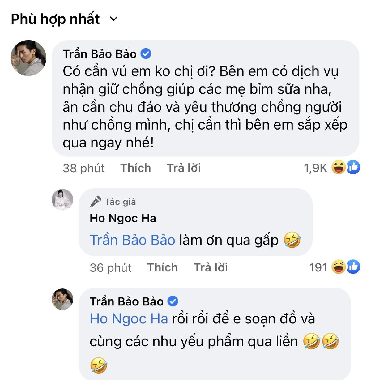 BB Trần xin việc giữ chồng Kim Lý giúp 'mẹ bỉm sữa', Hồ Ngọc Hà thuê ngay: 'Làm ơn qua gấp' Ảnh 3