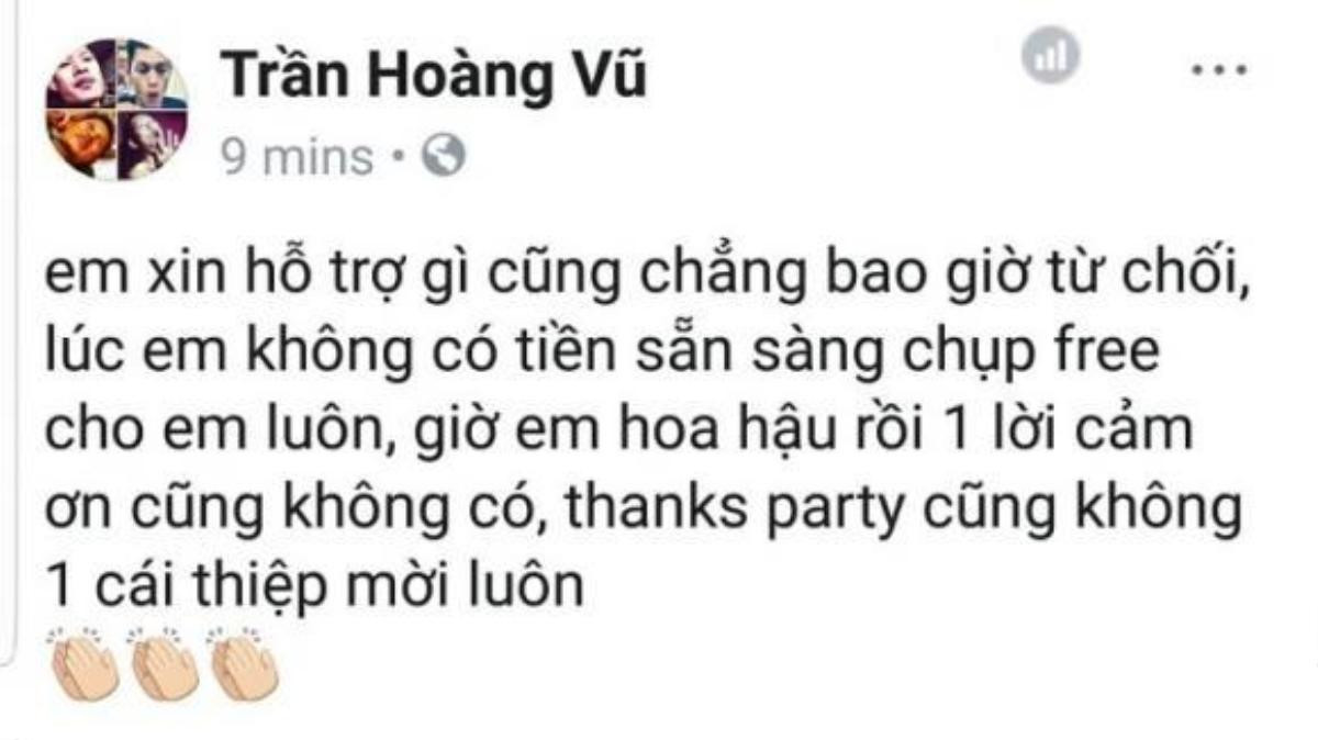 Đoạn tin nhắn giữa Hương Giang với nhiếp ảnh gia từng tố mình vô ơn gây chú ý Ảnh 3