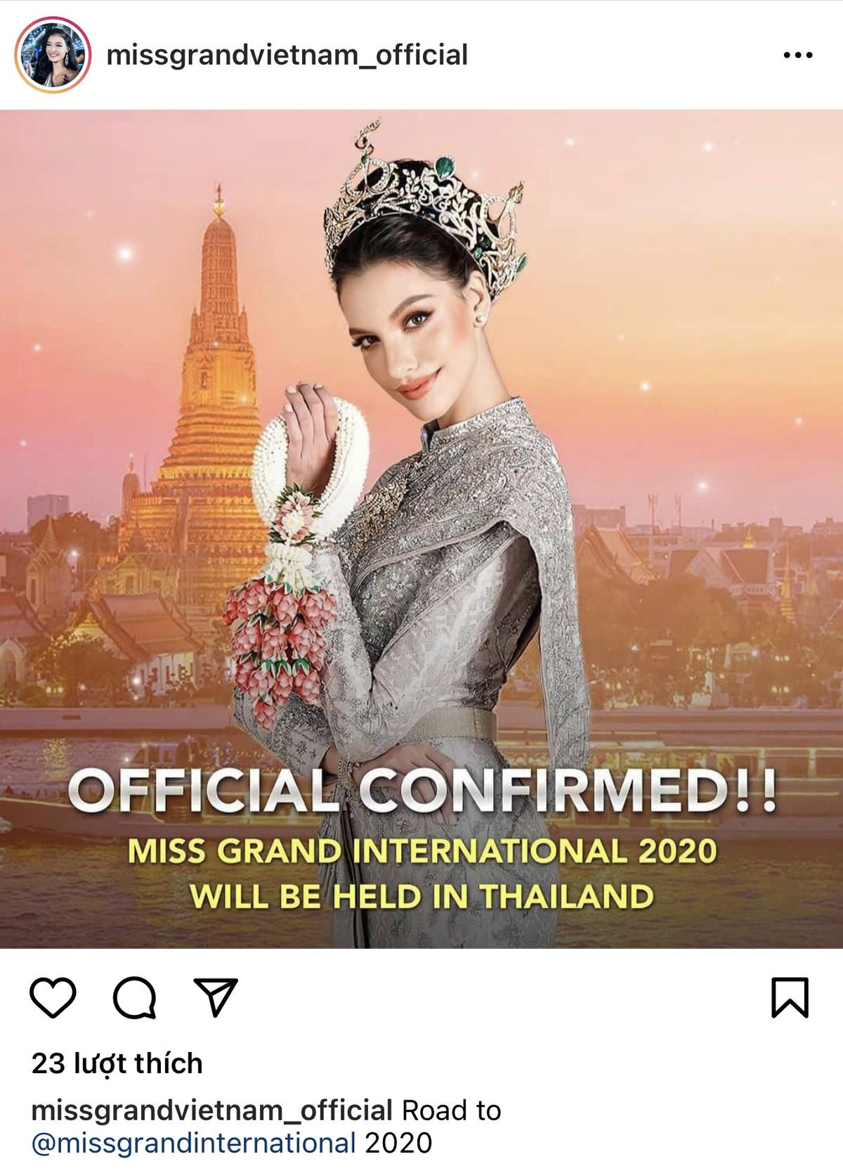 Thái Lan đăng cai Miss Grand International vào tháng 3, fan kì vọng Ngọc Thảo lập kì tích như H'Hen Niê Ảnh 2