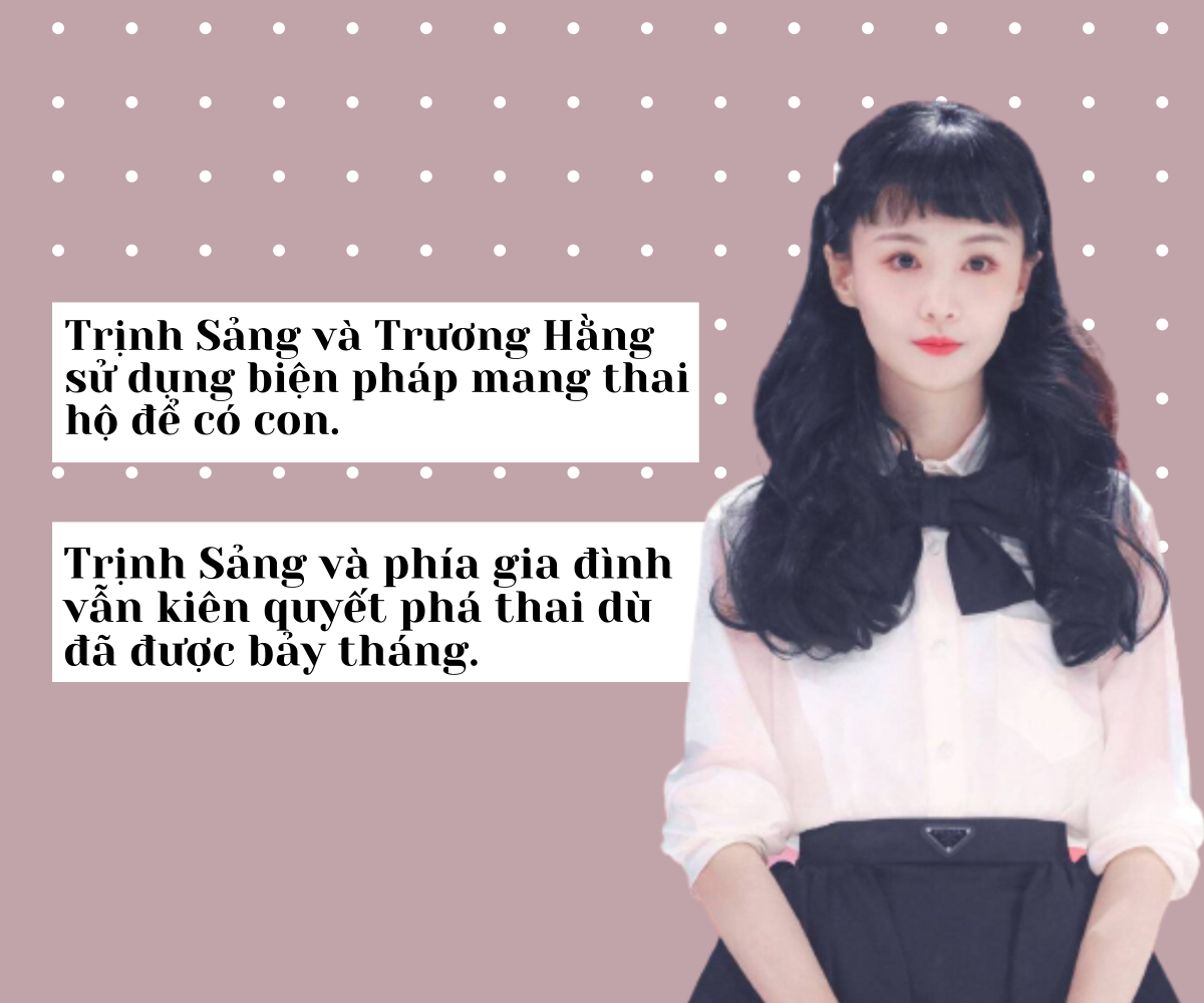 Toàn cảnh scandal 'động trời' của Trịnh Sảng: Mang thai hộ, từ chối làm mẹ Ảnh 4