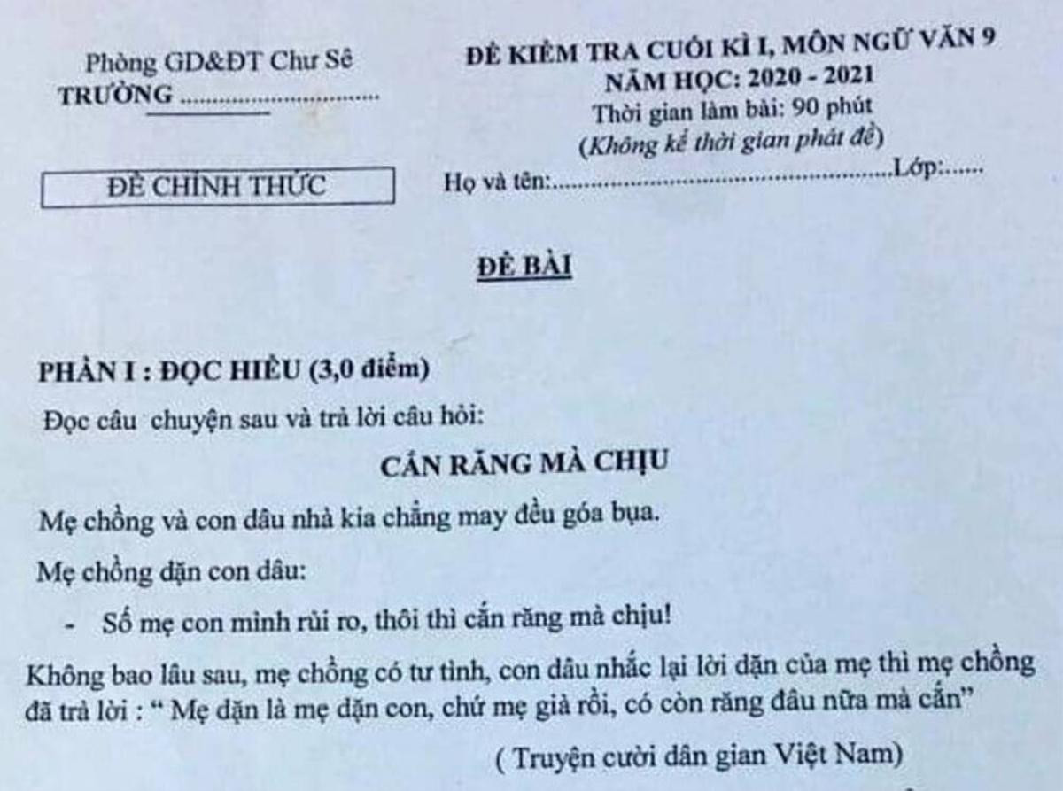 Vụ giáo viên bị kiểm điểm vì ra đề môn Ngữ Văn chứa nội dung nhạy cảm: Sở GD&ĐT Gia Lai lên tiếng Ảnh 1