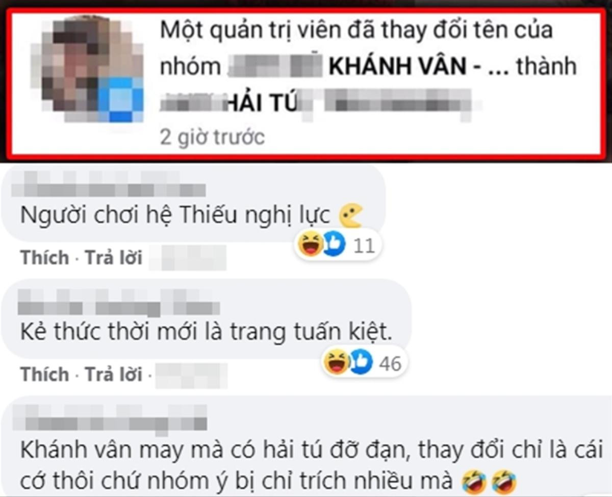 'Ăn theo trend', group anti-fan Khánh Vân lén đổi tên, chuyển sang anti Hải Tú 'Trà xanh' Ảnh 2