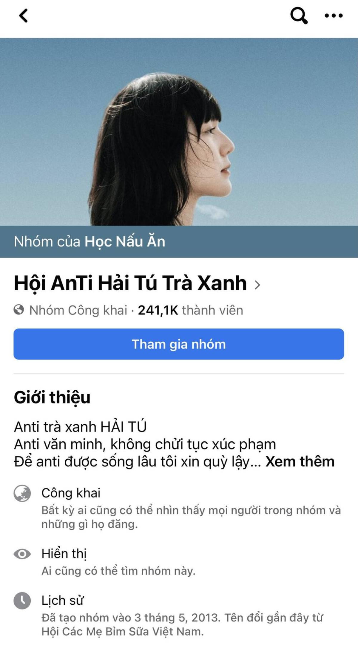 Bất ngờ xuất hiện group bảo vệ Hải Tú, phút chốc mà gần 2,6k thành viên Ảnh 2