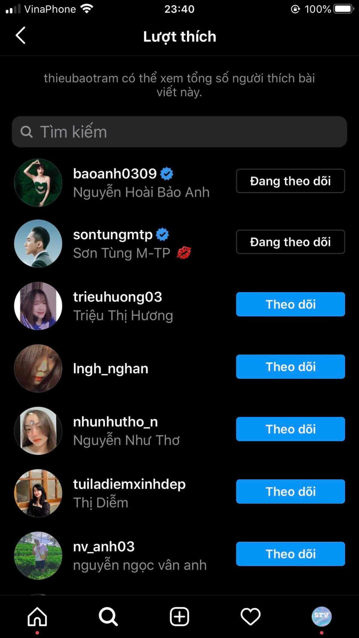 8 năm yêu nhau, Sơn Tùng chỉ like duy nhất bức ảnh này trên instagram của Thiều Bảo Trâm Ảnh 3