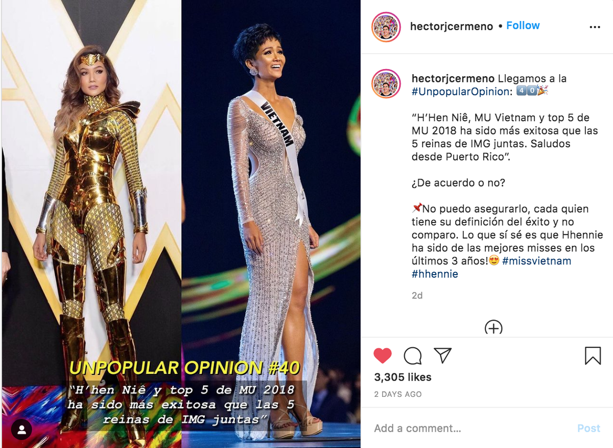 H'Hen Niê - Top 5 Miss Universe 2018 thành công hơn hẳn Hoa hậu Hoàn vũ thời kỳ IMG? Ảnh 1