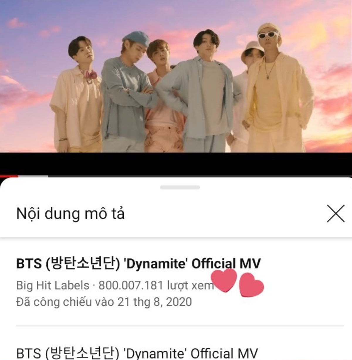 Lẹ gấp đôi 'DDU-DU DDU-DU', 'Dynamite' của BTS soán ngôi MV nhanh nhất của Kpop group đạt view 'khủng' Ảnh 2