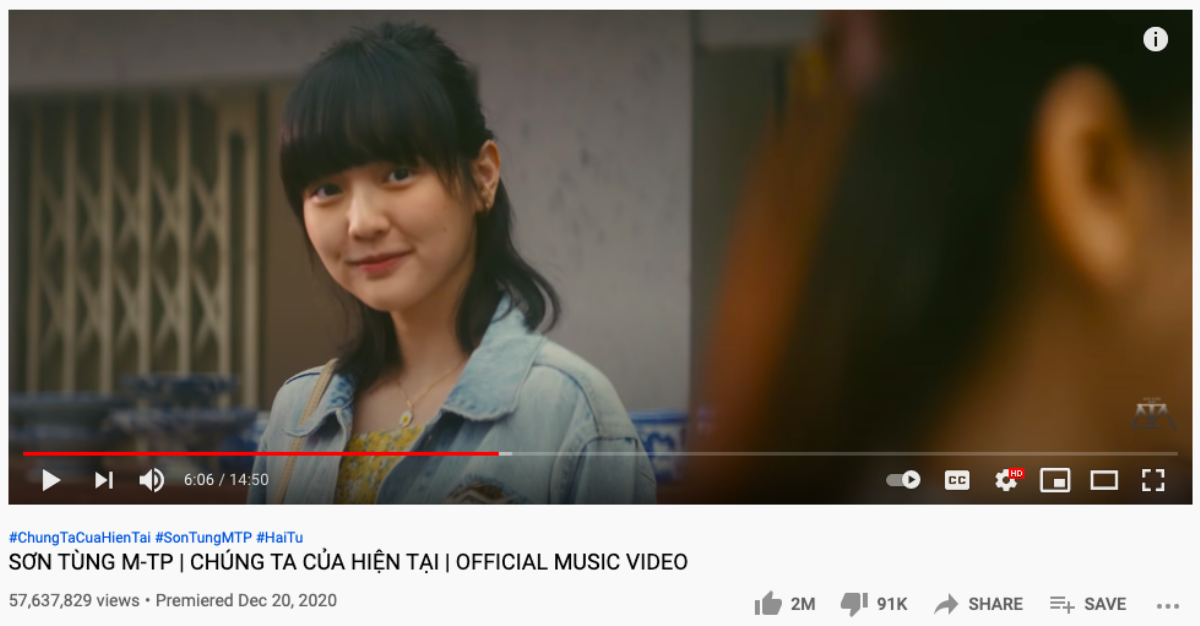 MV Chúng Ta Của Hiện Tại của Sơn Tùng M-TP đón thành tích không vui giữa ồn ào drama tình cảm Ảnh 2