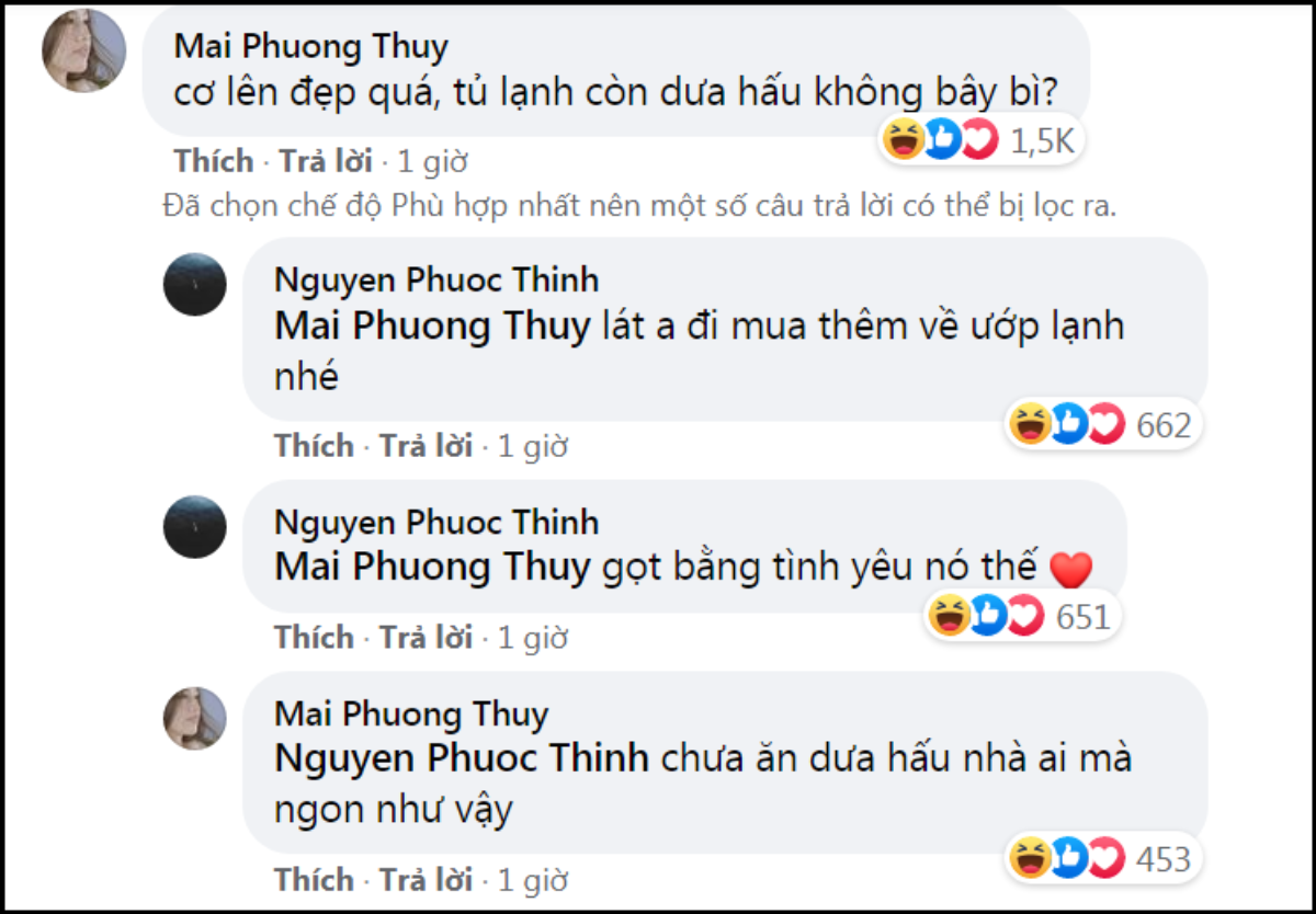 Mai Phương Thuý bị 'dòm ngó', Noo Phước Thịnh đáp trả: 'Chỉ muốn bụp mấy ông ngắm vợ mình' Ảnh 2