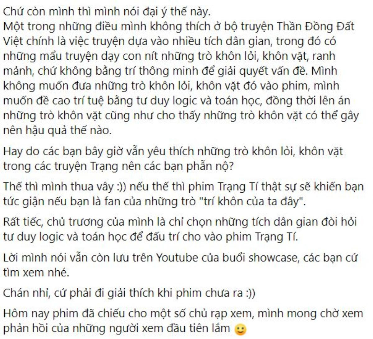 Đạo diễn Trạng Tí bị ném đá sau phát ngôn về nguyên tác cũng từng lên tiếng chê bai Zack Snyder Ảnh 3