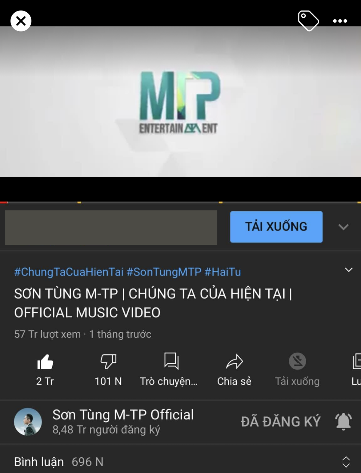 MV 'Chúng ta của hiện tại' chạm mốc đáng quên giữa ồn ào tình cảm của Sơn Tùng M-TP Ảnh 2