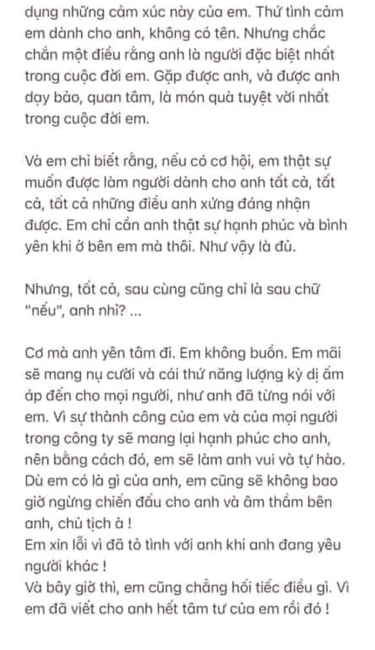 Hé lộ bức thư được cho là của Hải Tú gửi Sơn Tùng: 'Xin lỗi vì đã tỏ tình khi anh đang yêu người khác' Ảnh 4