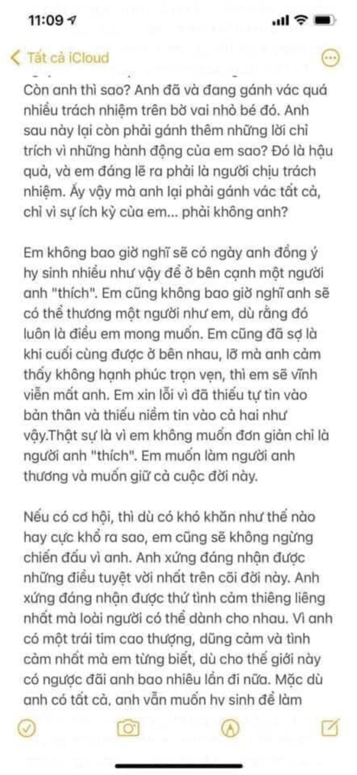 Nguyên vẹn bức thư được cho là Hải Tú gửi Sơn Tùng: 'Em muốn làm người anh thương' Ảnh 3