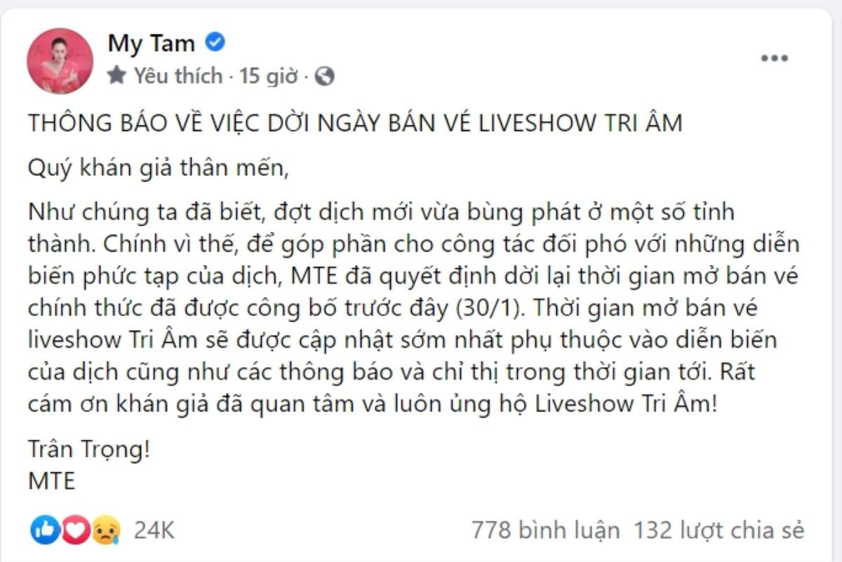 Đợt bùng dịch COVID-19 đầu 2021 đang ảnh hưởng thế nào đến showbiz Việt? Ảnh 2