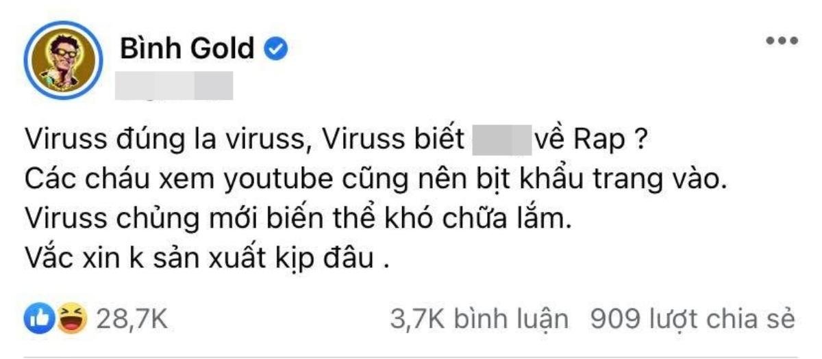 Bình Gold và ViruSs 'khẩu chiến' cực căng: Nguyên nhân bắt nguồn từ Sơn Tùng M-TP? Ảnh 1