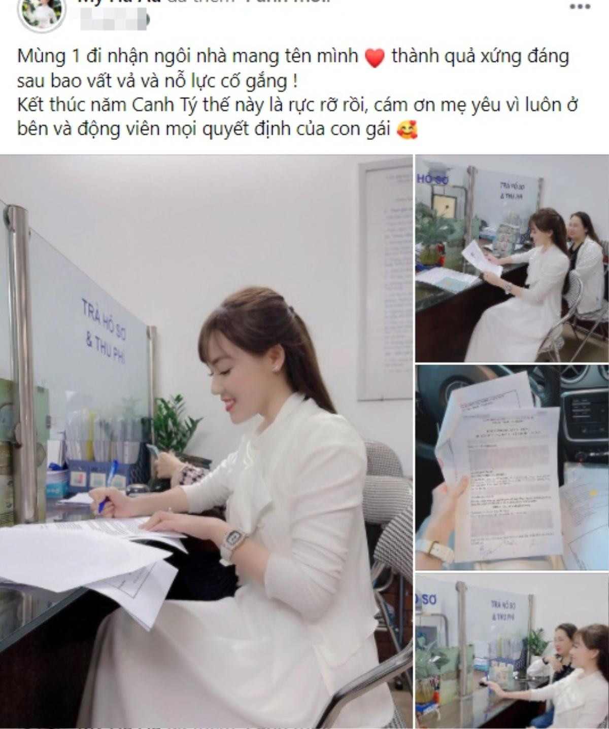 Sau một năm nhiều 'sóng gió' với lùm xùm ly hôn Trọng Hưng, Âu Hà My 'tậu' ngay bất động sản giá trị Ảnh 2