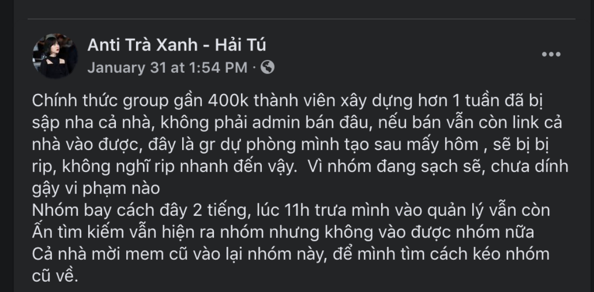 Group anti-fan Hải Tú 400K thành viên 'bay màu', loạt nhóm phụ mọc lên 'như nấm sau mưa' Ảnh 3