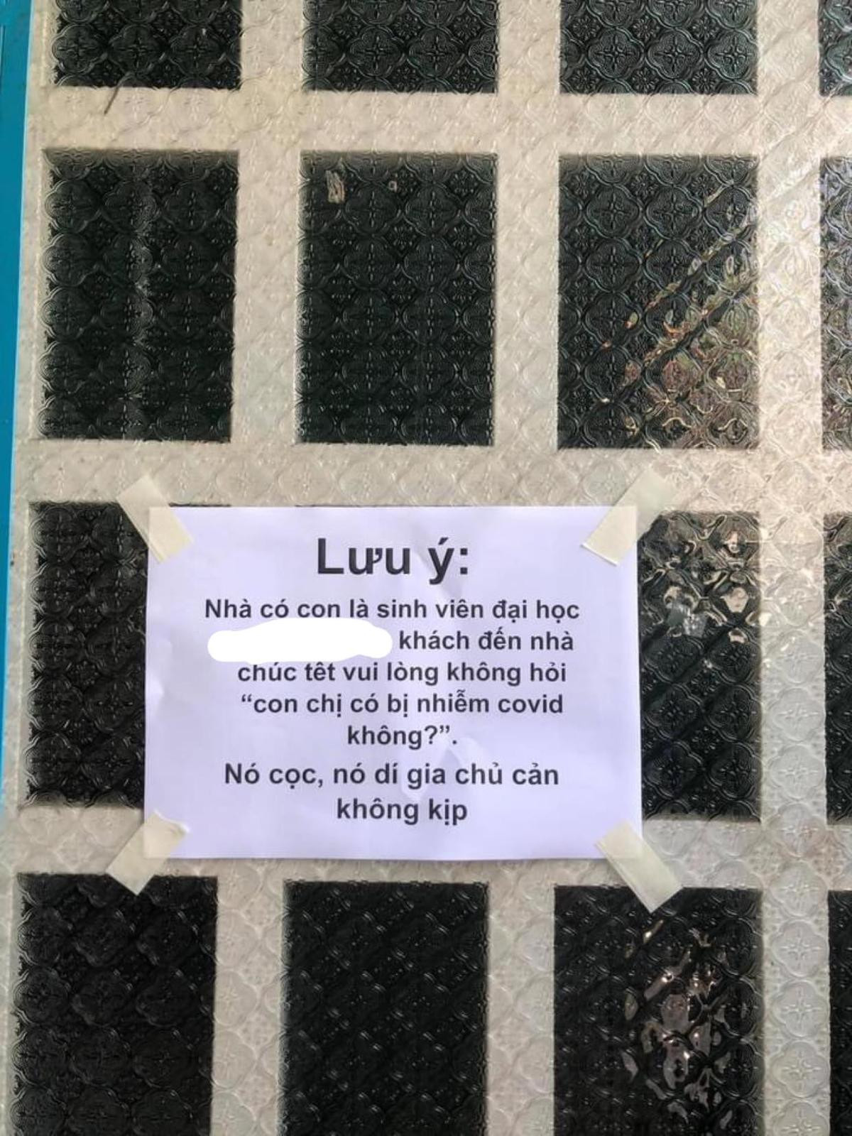 'Chúc Tết vui lòng không hỏi 'có bị nhiễm Covid không?', lời nhắn như nói hộ nỗi lòng của bao sinh viên Ảnh 1