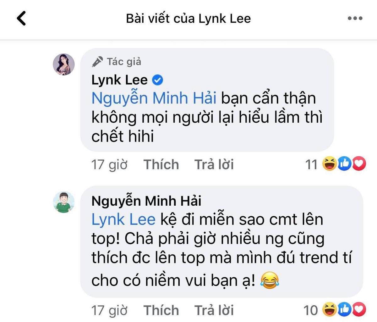 Bạn trai Hòa Minzy khiến dân tình hoang mang khi gọi Lynk Lee là 'em yêu' Ảnh 3