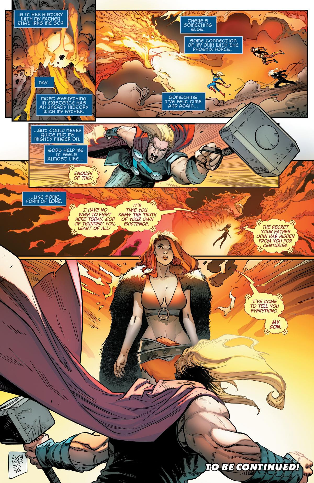 Marvel: Phoenix Force trở thành... mẹ ruột của thần sấm Thor? Ảnh 5