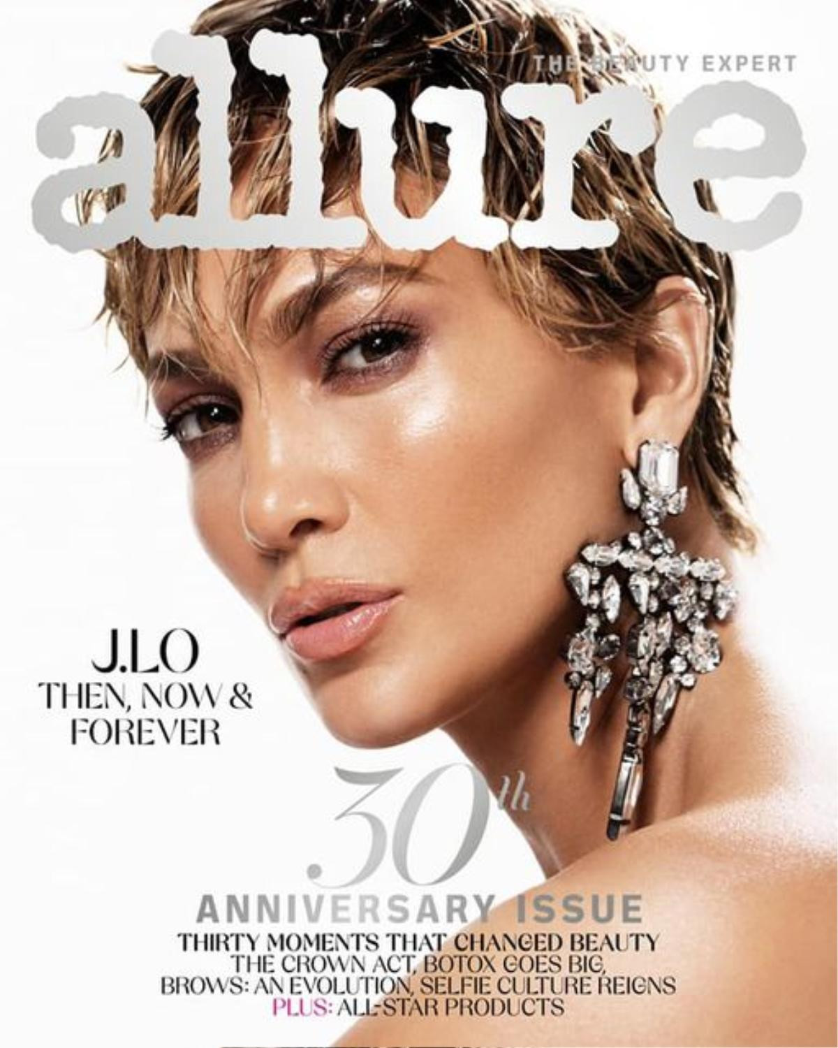 Jennifer Lopez lột xác hoàn toàn cắt tóc pixie đầy cá tính trên bìa tạp chí Ảnh 1