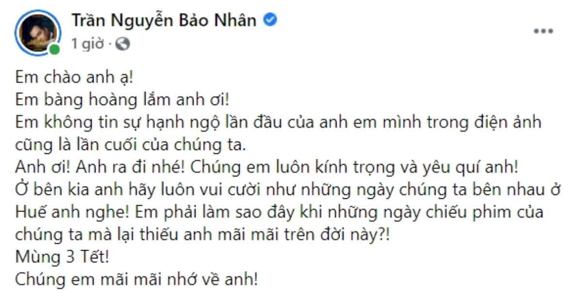 Dàn sao 'Gái già lắm chiêu V' tiếc thương NSND Hoàng Dũng: Ông trời lấy đi của chúng con nhiều quá... Ảnh 1