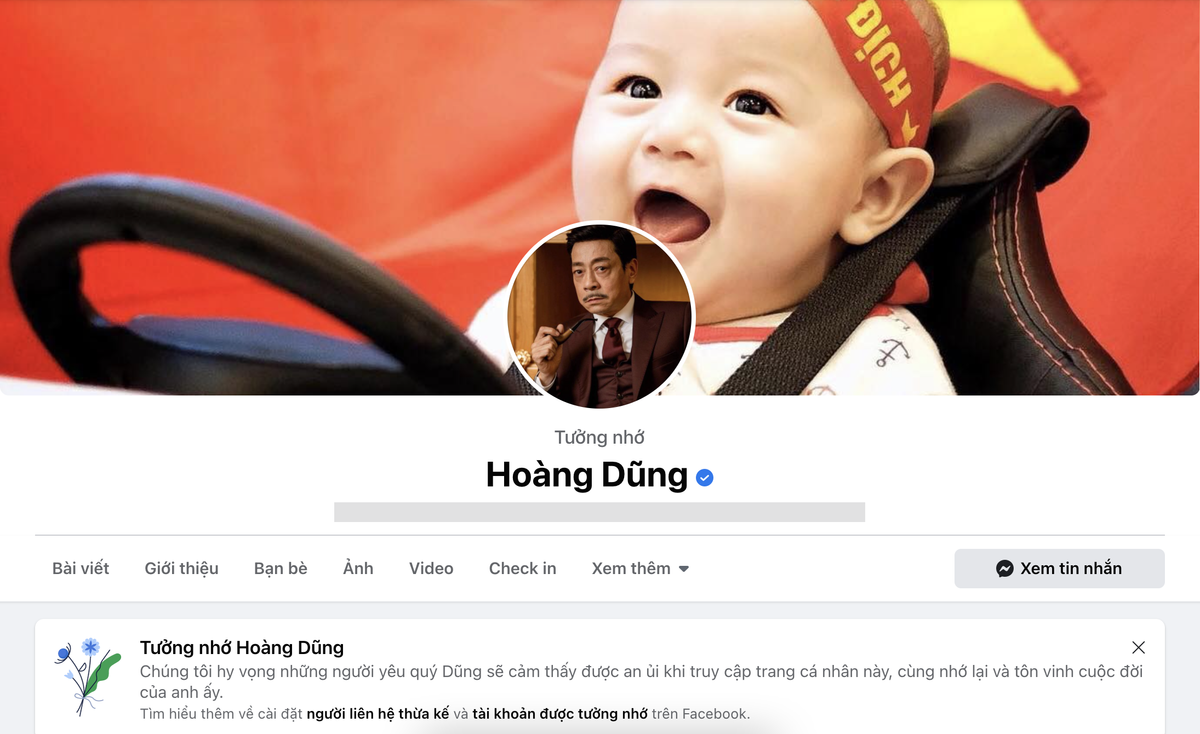 Facebook NSND Hoàng Dũng được chuyển sang chế độ đặc biệt sau khi đột ngột qua đời Ảnh 3