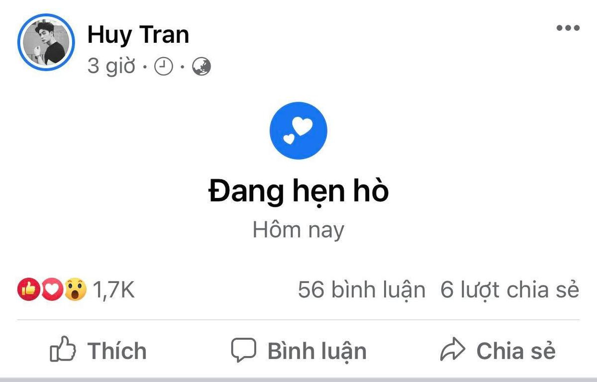 Huy Trần công khai 'đang hẹn hò', cư dân mạng gọi ngay tên Ngô Thanh Vân Ảnh 1