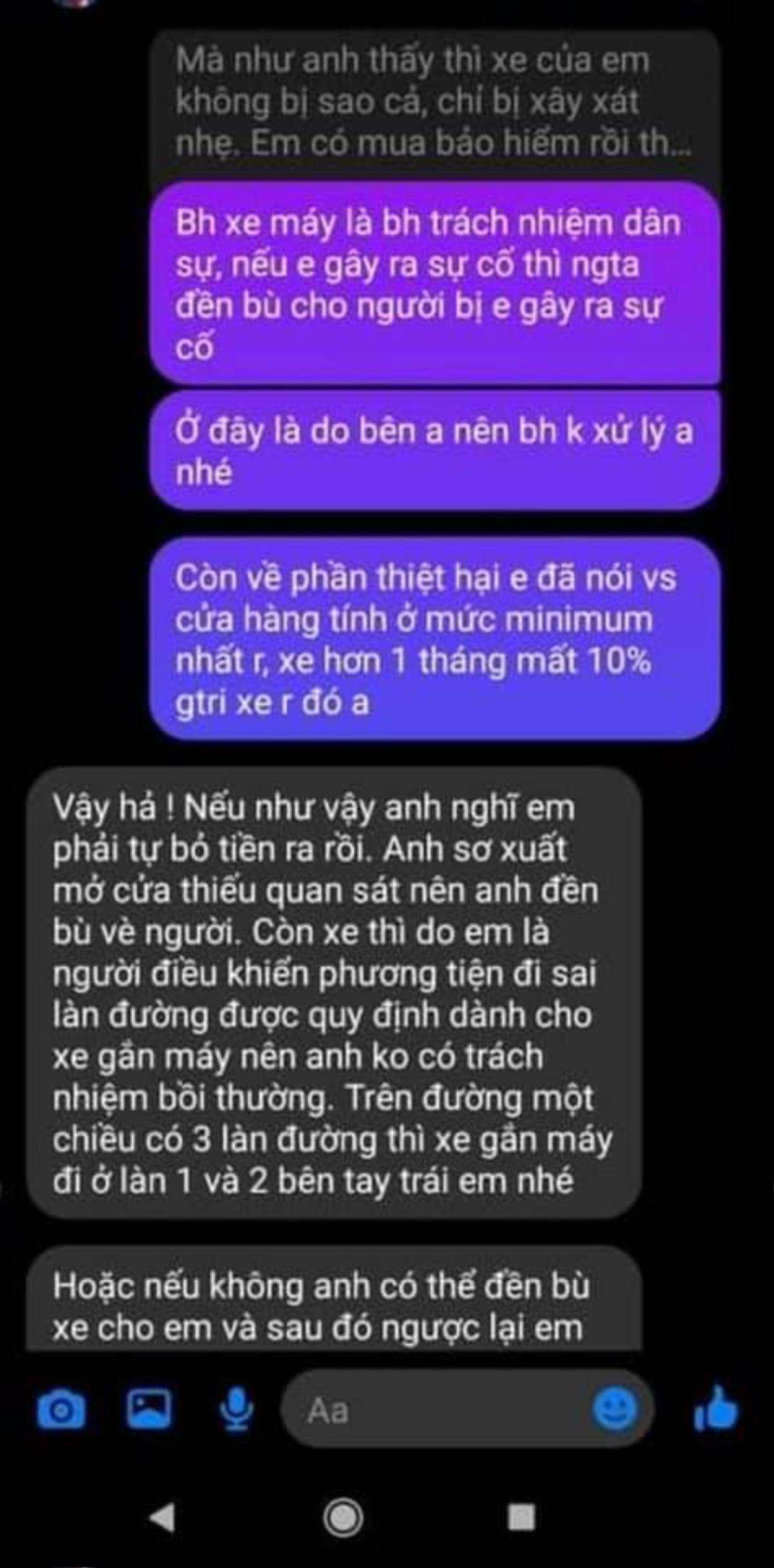 Huỳnh Anh bị bóc phốt mở cửa xe gây tai nạn giao thông còn lươn lẹo không chịu đền bù thỏa đáng Ảnh 4