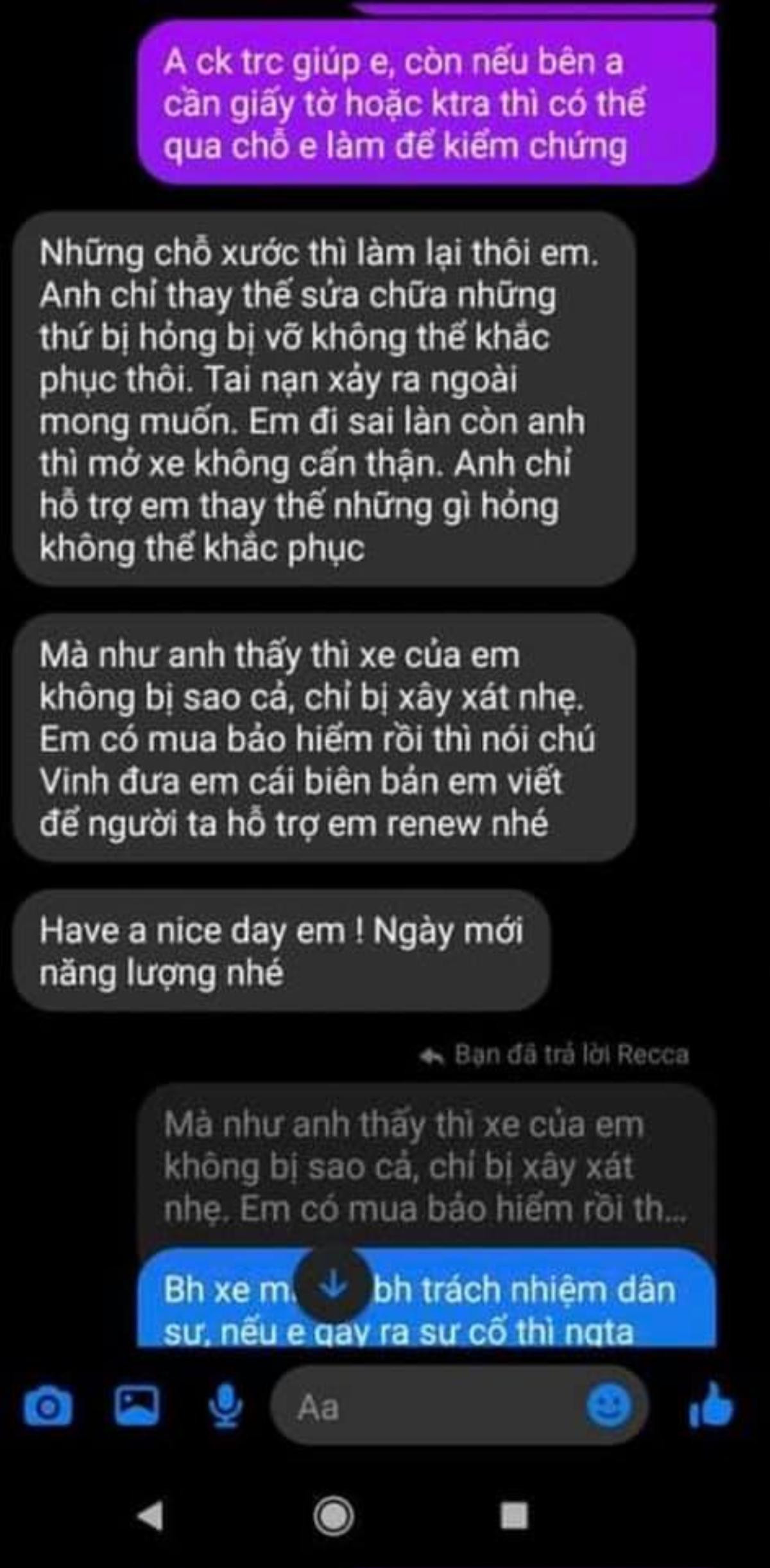 Huỳnh Anh bị bóc phốt mở cửa xe gây tai nạn giao thông còn lươn lẹo không chịu đền bù thỏa đáng Ảnh 3