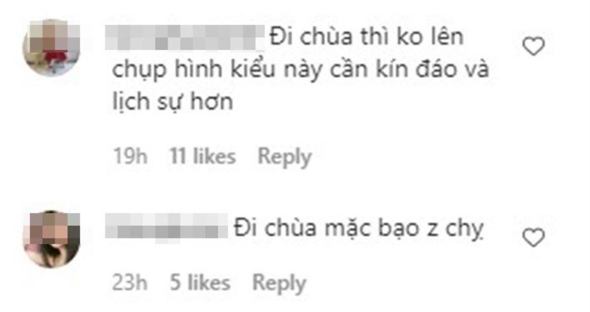 Sao Việt mặc thiếu vải đi chùa: Minh Tú, Chi Pu mặc ngắn, Hoàng Thùy như không có quần Ảnh 3