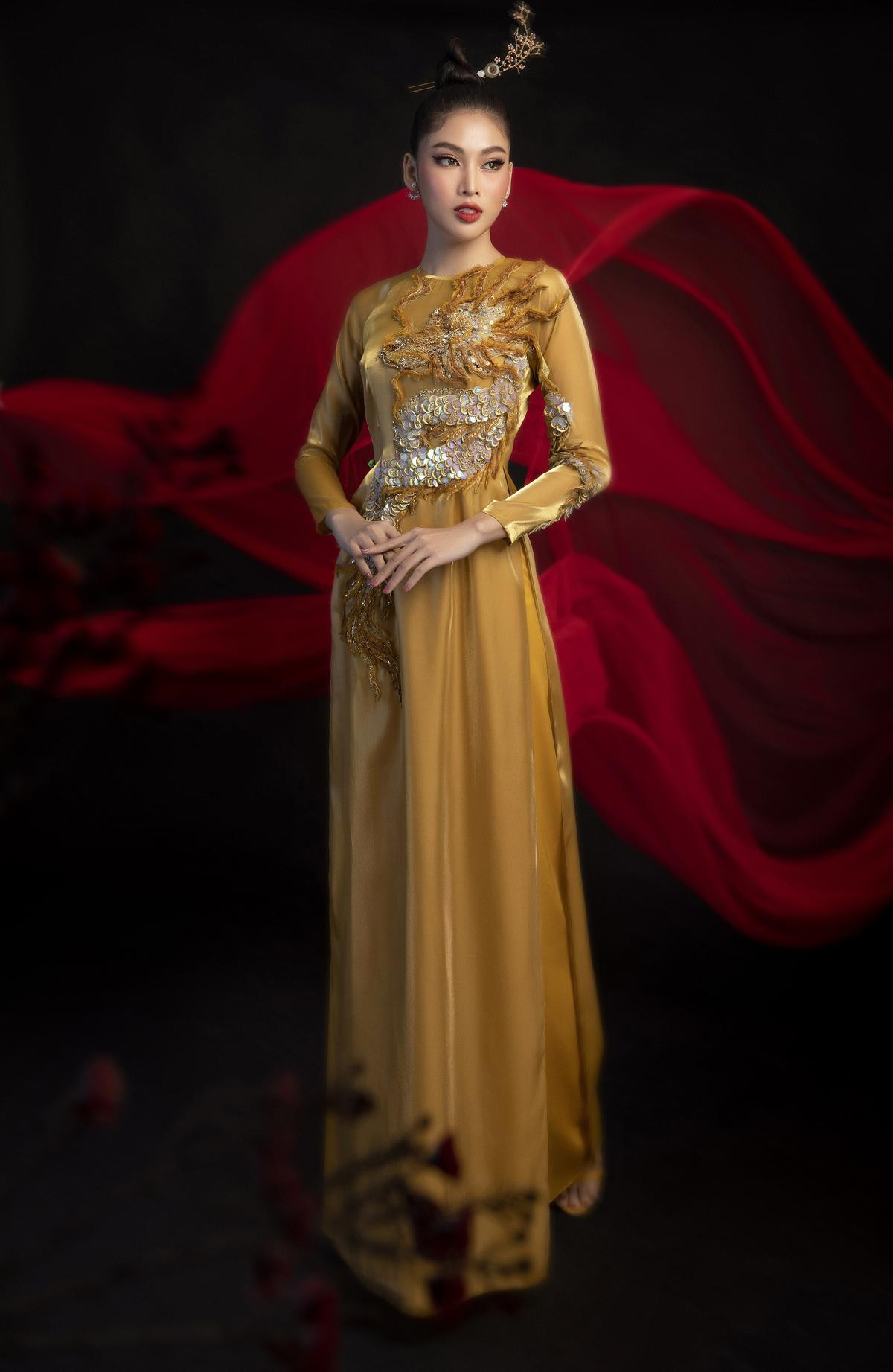 Á hậu Ngọc Thảo tung 2 mẫu National Costume hoành tráng nhờ fan vote dự thi Miss Grand Ảnh 3